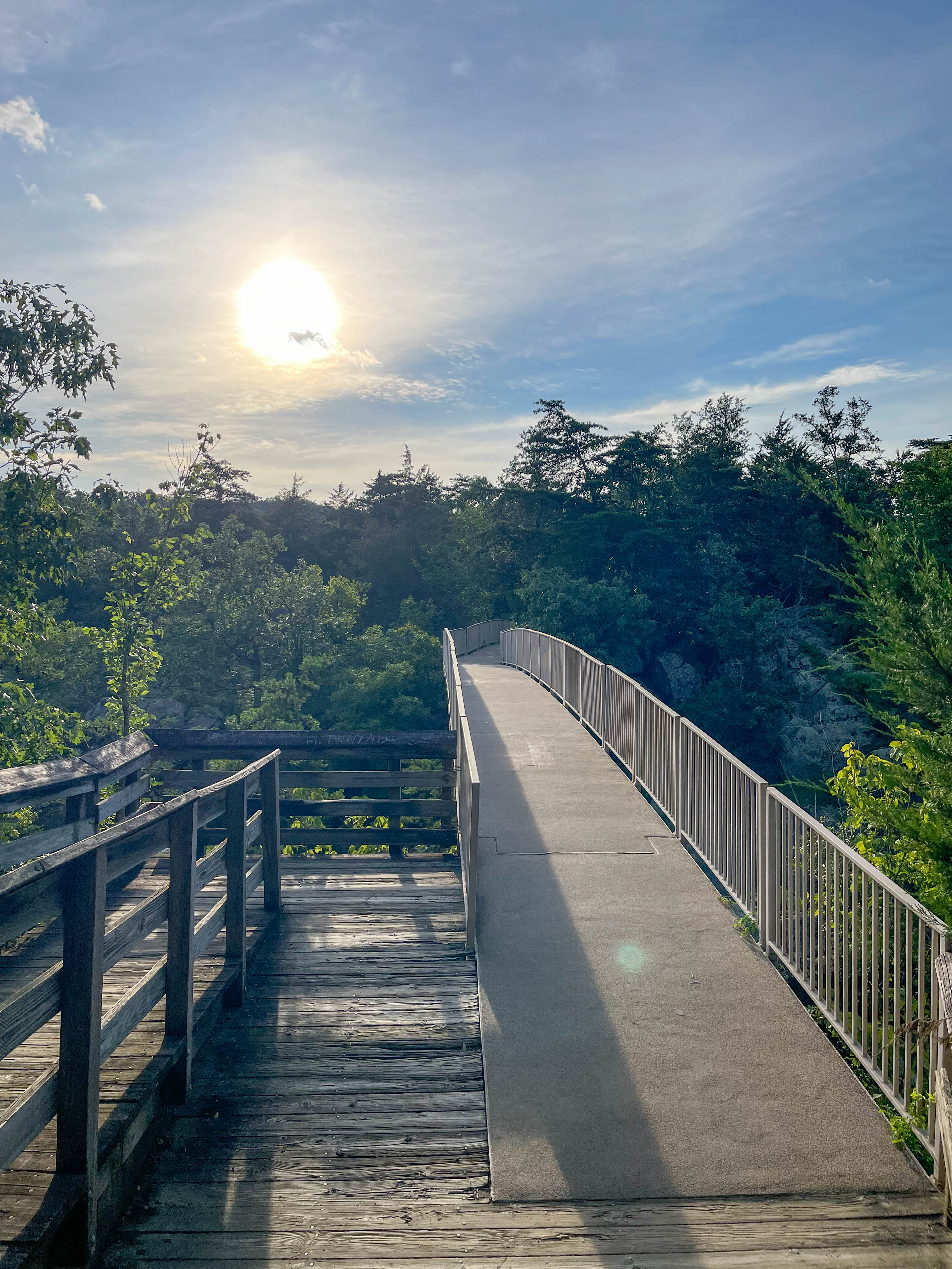 Bridge leading to the overlook