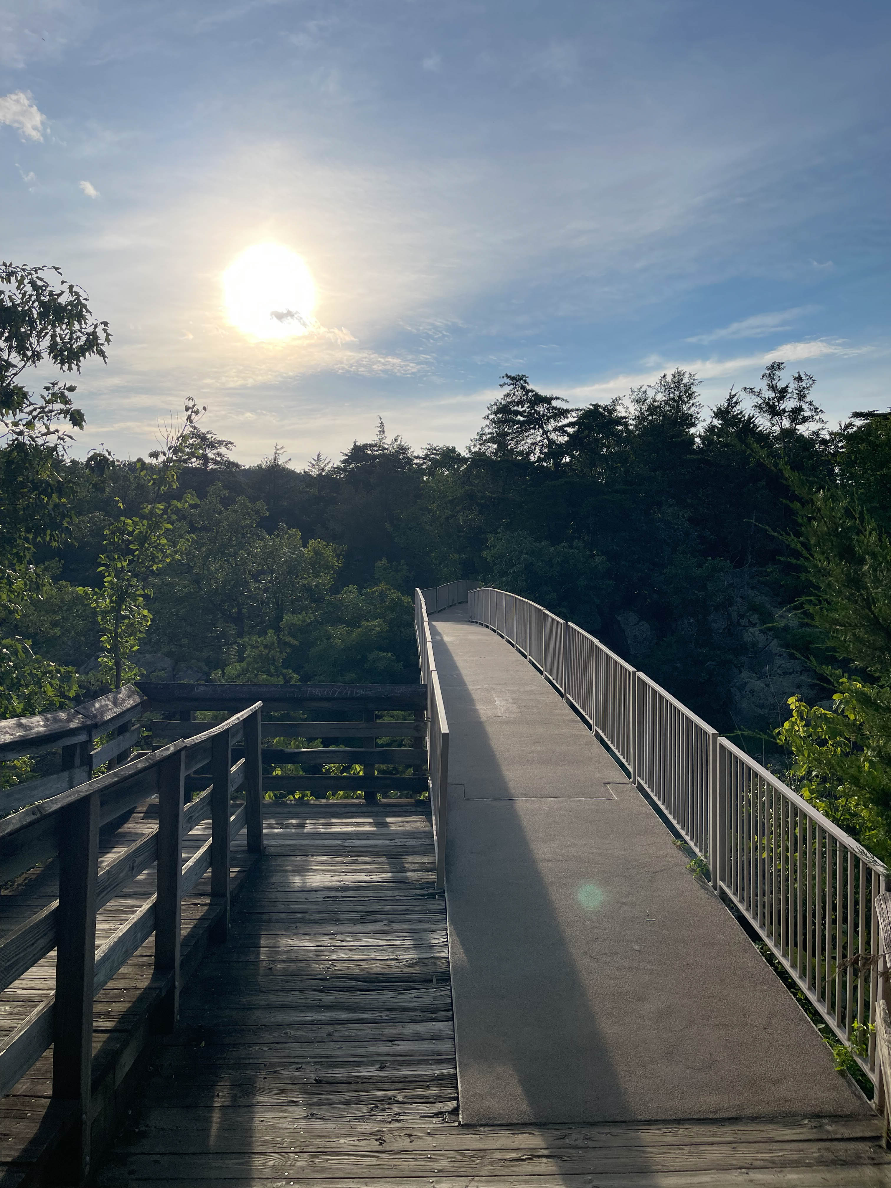 Unedited version of Bridge leading to the overlook
