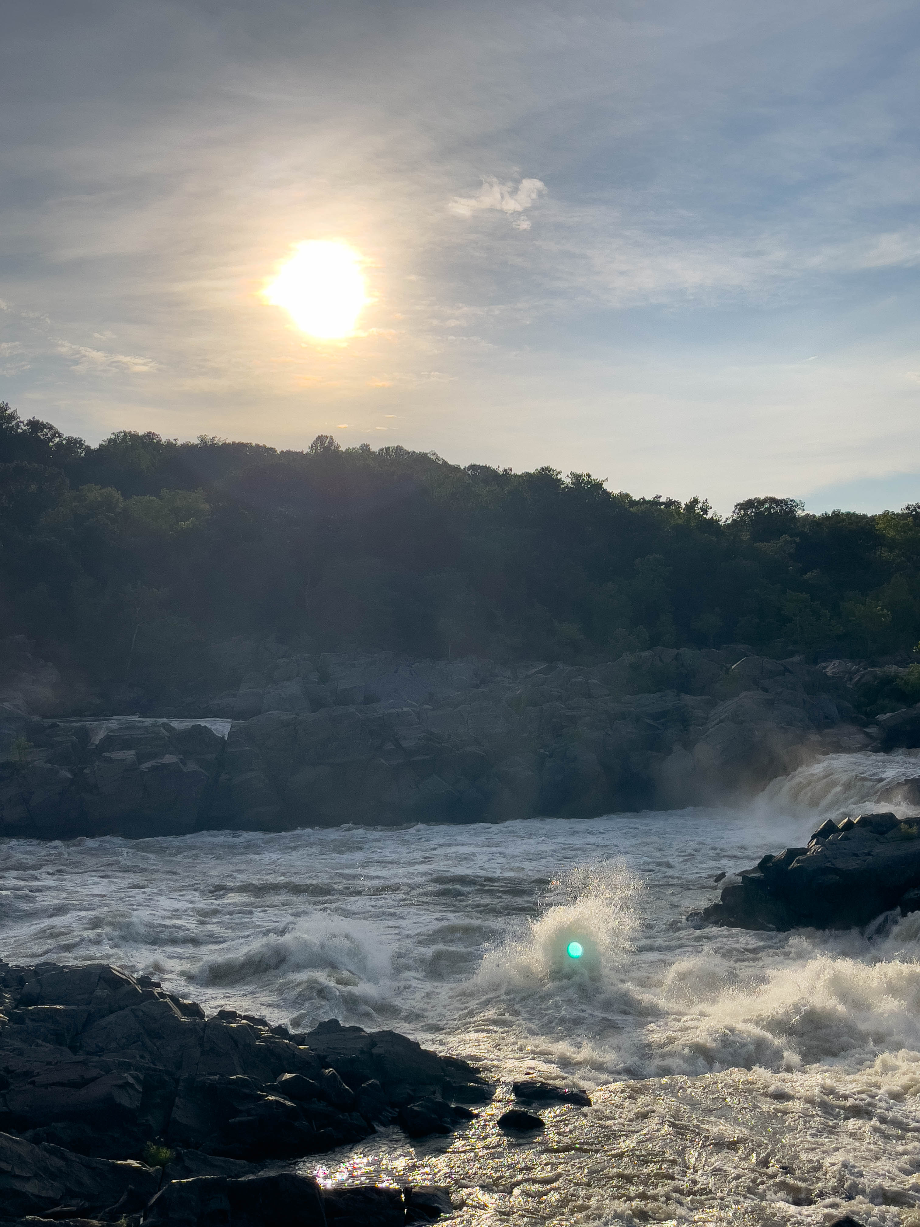 Different side of Great Falls -- also on a day with particularly high water levels.