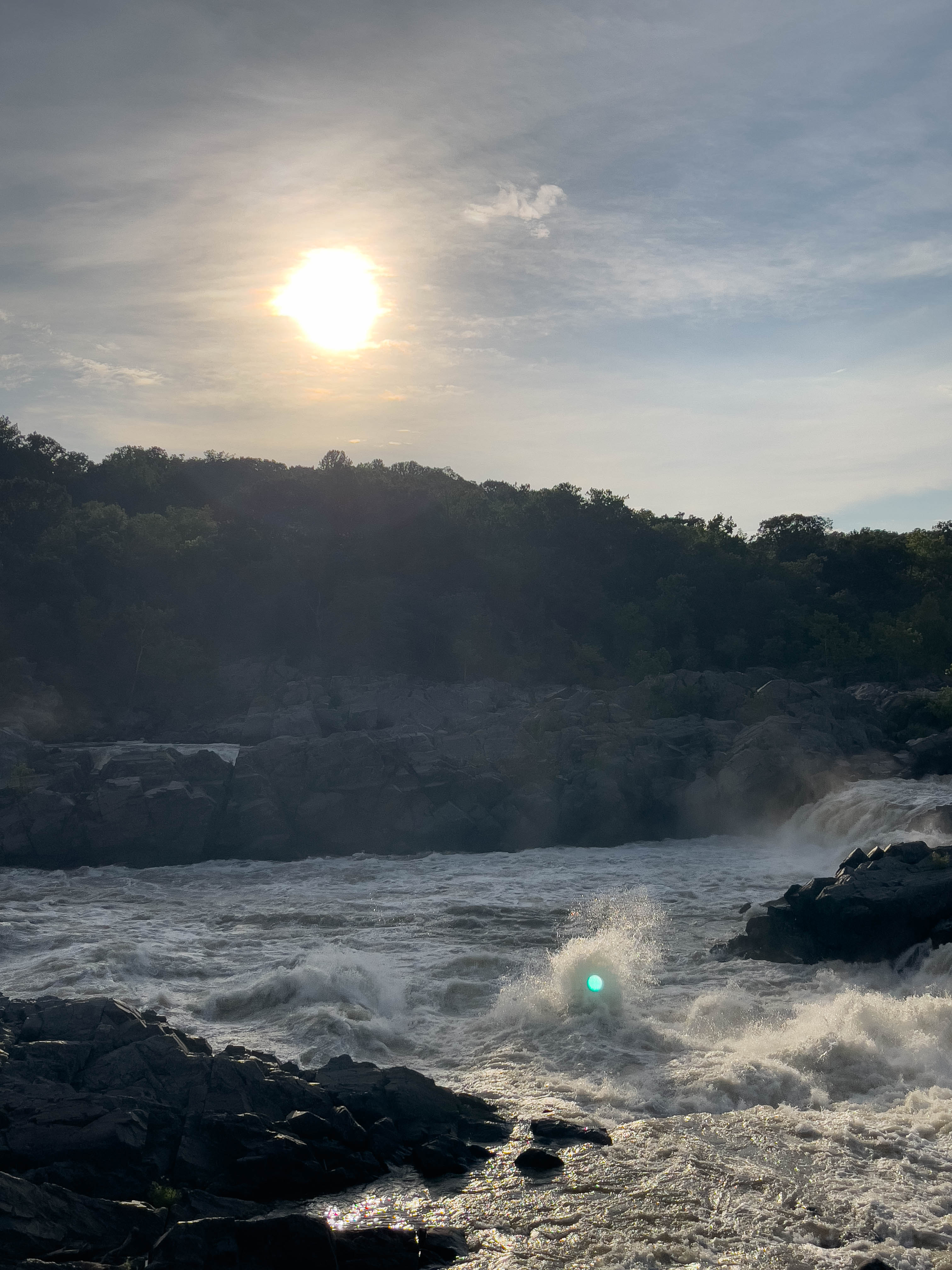 Unedited version of Different side of Great Falls -- also on a day with particularly high water levels.