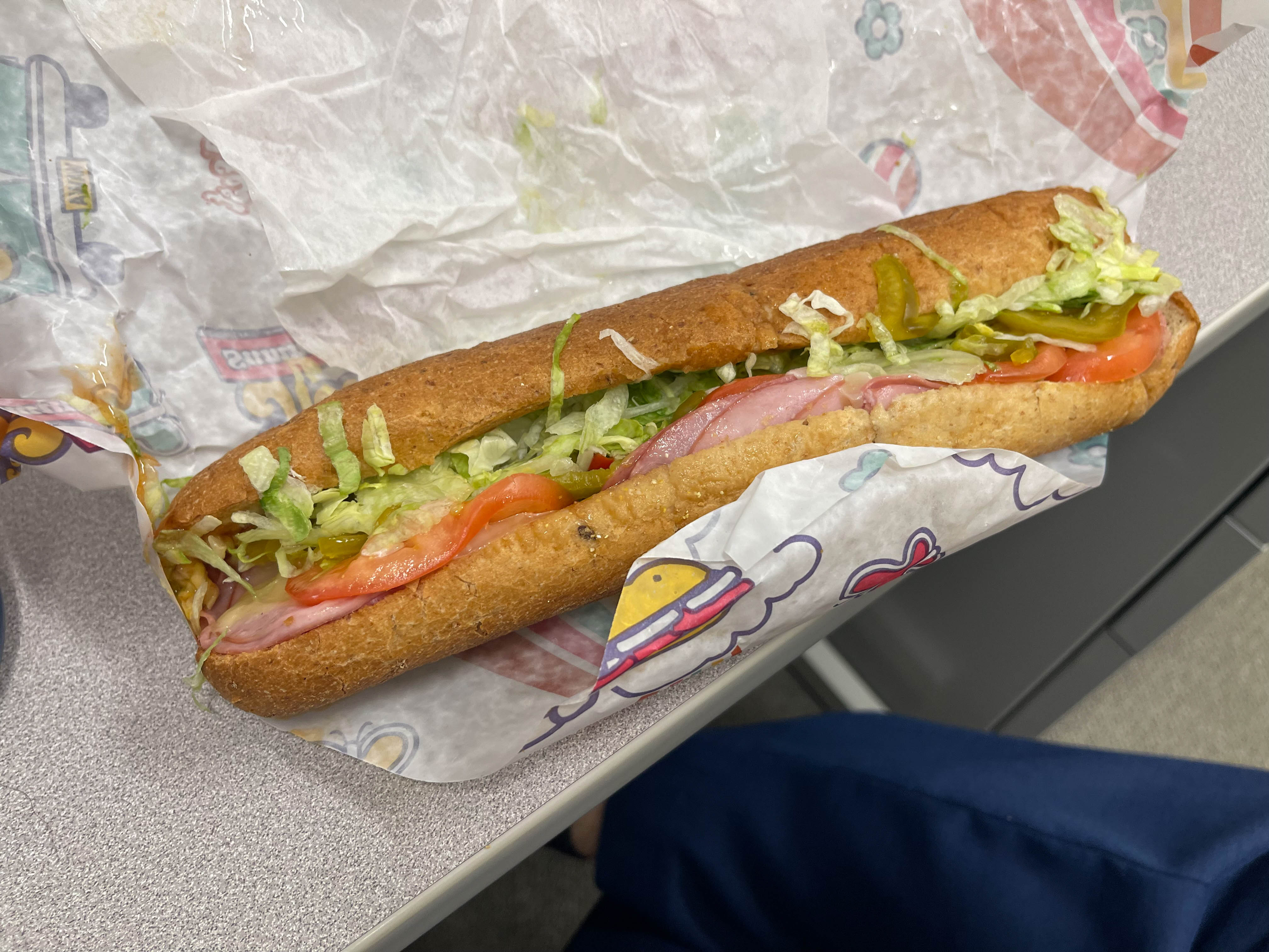 Unedited version of My first Wawa order! Went with some coworkers to the WA.