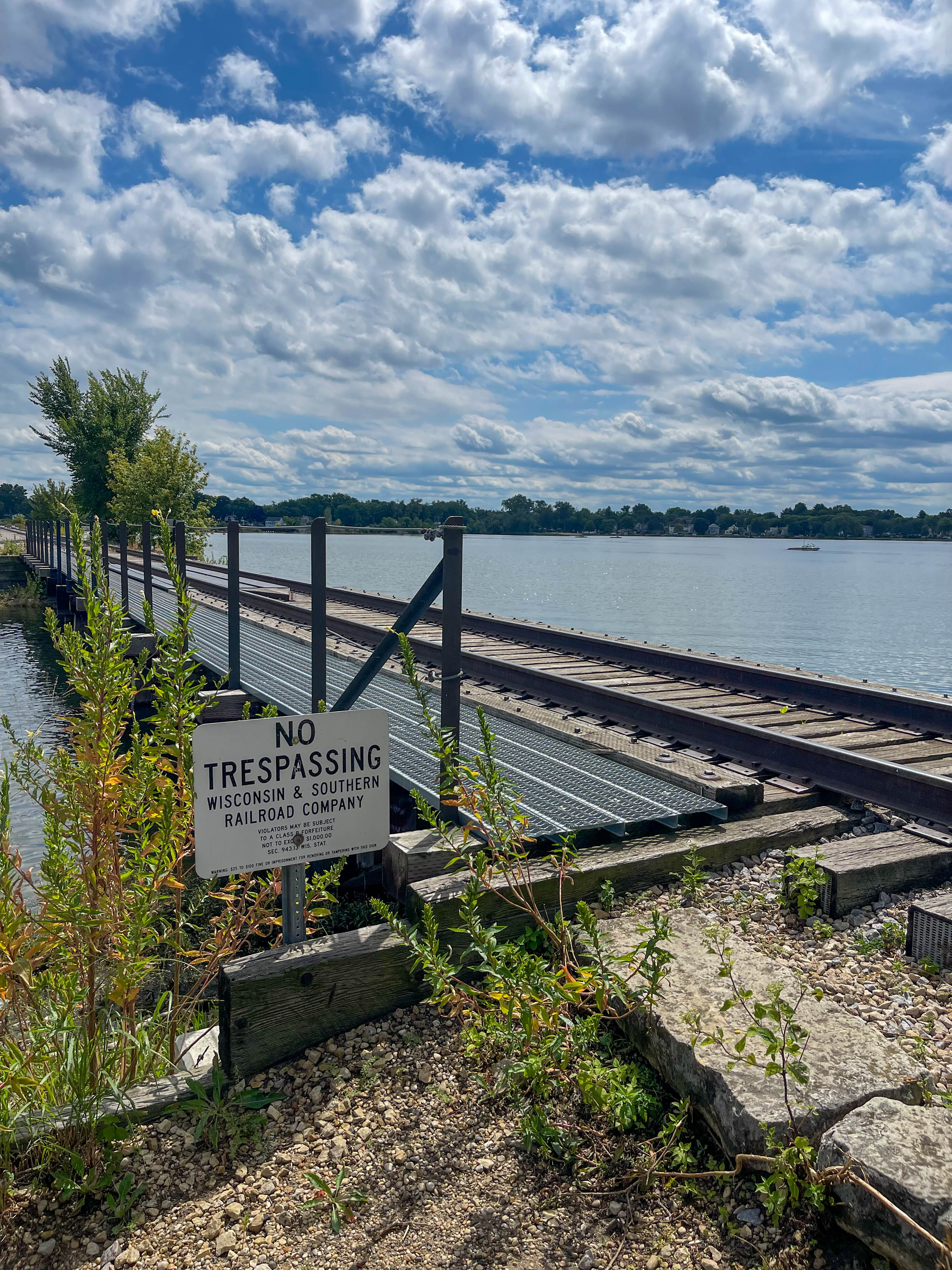 Railroad crossing. My friend and I took some funny pictures here.